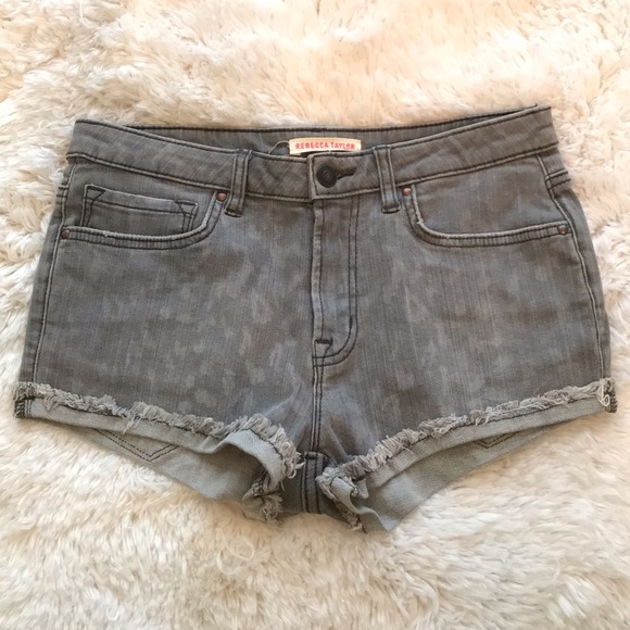 Rebecca Taylor Jean Shorts - Picture 1 of 5